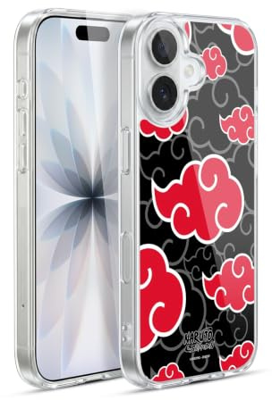 Head Case Designs Offizielle Naruto Shippuden Akatsuki Ikonisch Gelhülle [Militärischer Schutzgrad] Kompatibel Mit Apple iPhone 17 Und Kompatibel Mit MagSafe