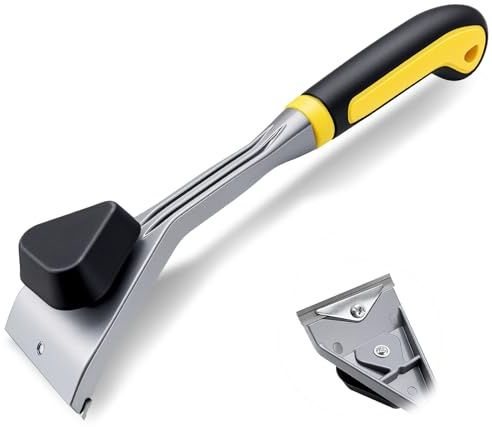 Kraftschaber 64mm Ziehklinge Farbschaber - Rutschfester Universalschaber für Holz, Metall, Beton, Stein