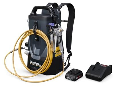 WAGNER Spruzzatore senza fili airless per vernice, 18 V, senza fili, per finiture perfette, batteria e caricabatterie inclusi