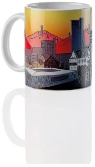 SC Freiburg Tasse Skyline geprägt