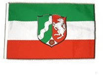 Fahne Flagge Deutschland Nordrhein-Westfalen 30 x45 cm