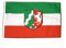 Fahne Flagge Deutschland Nordrhein-Westfalen 30 x45 cm