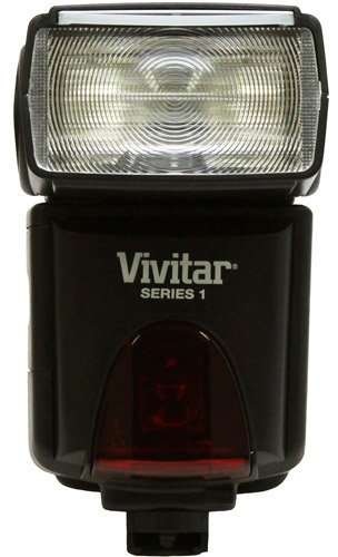 Vivitar Flash for Olympus SLR/DSLR Camera - Black (DF383OLY)