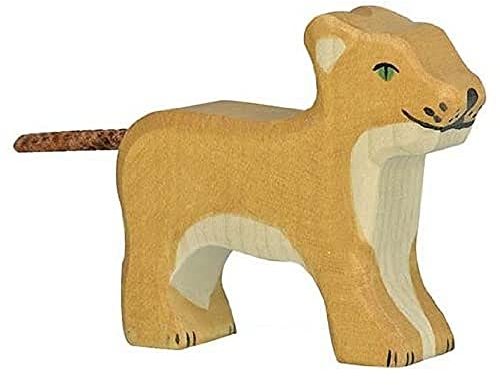 Holztiger Löwe, klein, stehend, 80141