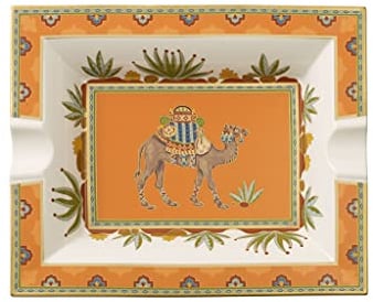 Villeroy & Boch 21cm x 17cm Ascher Samarkand aus Premium Bone Porzellan Farbe: Mandarin