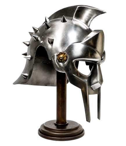Gladiator Maximus Helmet halloween costumes(with liner) larp/role-play/fancy-dress/theatre