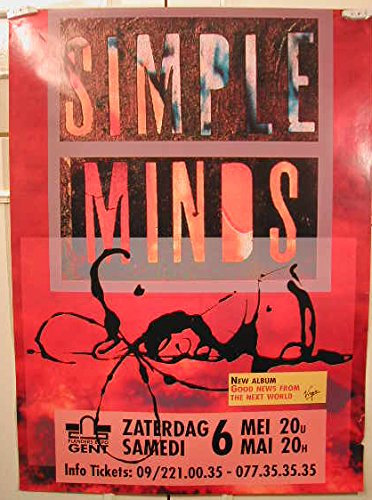 Simple Minds – dechirée 2 cm – 68 x 92 cm zeigt/Poster