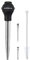 BestUtensils Stainless Steel Turkey Baster Commercial Grade Quality Silicone Bulb Including 2 Marinade Injector Needles And Brush For Easy Clean Up