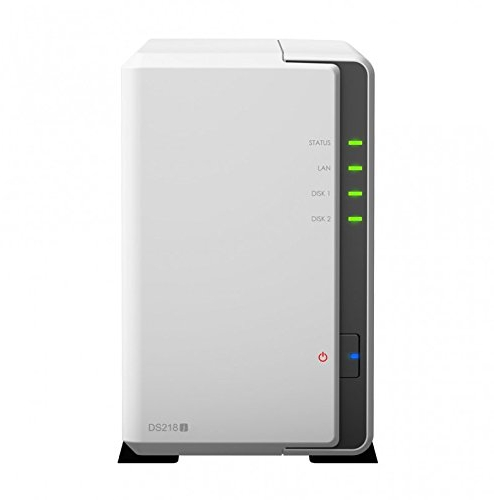 Synology DS218j 2-Bay 8TB Bundle mit 2X 4TB WD RED