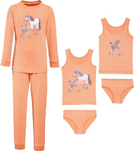 Erwin Müller Mädchen-Wäsche-Set 6-teilig Single-Jersey