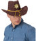 Wicked Costumes Adult Unisex Deluxe Brown Suede Sheriff Hat Fancy Dress Accessory