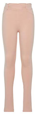 Name IT Mädchen NKFJAVI UNB SWE NOOS Leggings, Rosa (Strawberry Cream), (Herstellergröße:158)