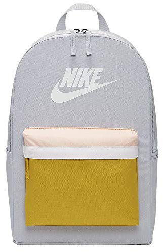 Nike Sports Backpack NK HERITAGE BKPK - 2.0, sky grey/saffron quartz/(white), MISC, BA5879