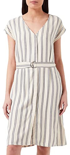 SPARKZ COPENHAGEN Damen Hattie Dress Kleid, Elfenbein (Off White 002), 34 (Herstellergröße: Small)