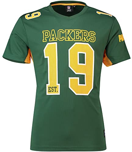 Fanatics Green Bay Packers T-Shirt NFL Fanshirt Jersey American Football grün - XL