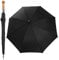 Sicherheitsschirmit Videokurs | XXL Verteidigungs Abwehr Regenschirm | Selbstverteidigung (Knauf Olive, 103cm)