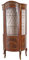 Schrank Vitrinenschrank Antik Vitrine Glasvitrine 84x50x177cm Rokoko Standvitrine bar031 Palazzo Exklusiv