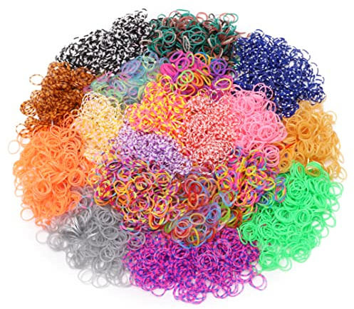 Toyland® 6000 Mixed Loom Band Refills - Assorted Designs