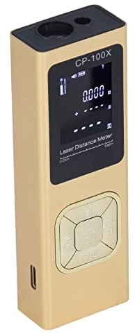 Natudeco 100m Laser-Entfernungsmesser Ultradünnes präzises elektronisches Laser-Entfernungsmessgerät Wasserdichtes Digitales Entfernungsmessgerät mit Display für Architektur Handwerker Baustelle