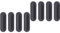 SOLUSTRE Gummifüße Für Laptopbasis 8 Pads Feet Schwarz Professional L Für -Schutz Gummi-Bodenkissen Mit Ersatz-Computer-Laptop-Kompatiblen W-Rutschkissen Basis Laptop-Bodengummi Gummi Laptop Fuss