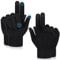 MELLIEX 2 Paar Winter Touchscreen Handschuhe, Warme und Atmungsaktive Stretch Strick Fingerhandschuhe für Damen und Herren