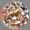Horse Stickers 50 Pcs Vinyl Cartoon Cute Animals Stickers for Laptop Hydro Flask Water Bottle Skateboard Phone Bumper Scrapbook Luggage Car Bike,Waterproof Funny Stickers for Teens Kids Adults
