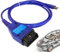backlight Diagnostic Voiture - Adaptateur câble Scanner | Outil Lecteur Diagnostic OBD2 USB 409 KKL pour la lumière du Moteur contrôle