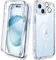Diaclara Magnetic Designed for iPhone 15 Case [Compatible with MagSafe], 360° Full Body Case with Screen Protector + Camera Lens Protector for iPhone 15 6.1 (Clear Glitter)