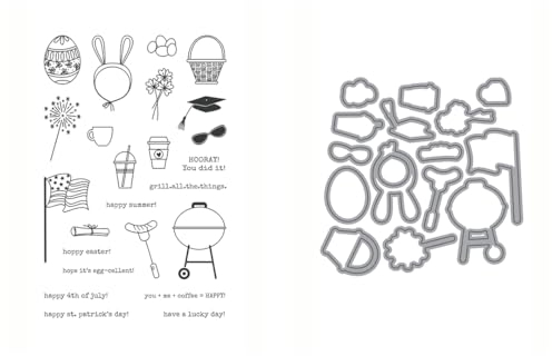 Bear Ware 3 for All Inside Bear (separat erhältlich) von Julie Ebersole, Essentials by Ellen Stamp & Die Combo