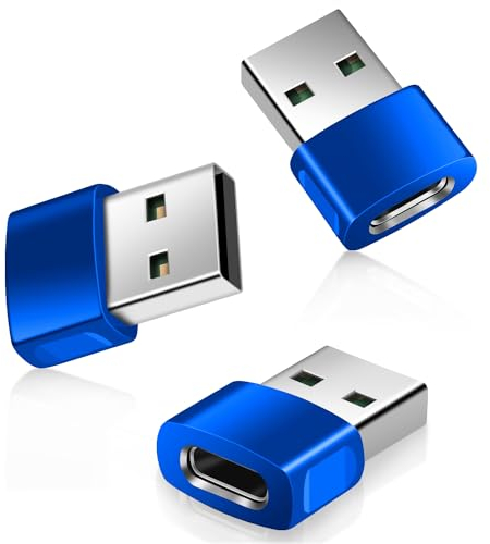 Basesailor für iPad Mini 7 Ladegerät Adapter 3Pack,USB C auf USB Adapt,Type C Buchse zu A Stecker Netzteil Ladekabel für Apple Watch 10,iPhone 16 16e 15 14 Pro Max,Airpods 4,Samsung Galaxy S25 S24 A54