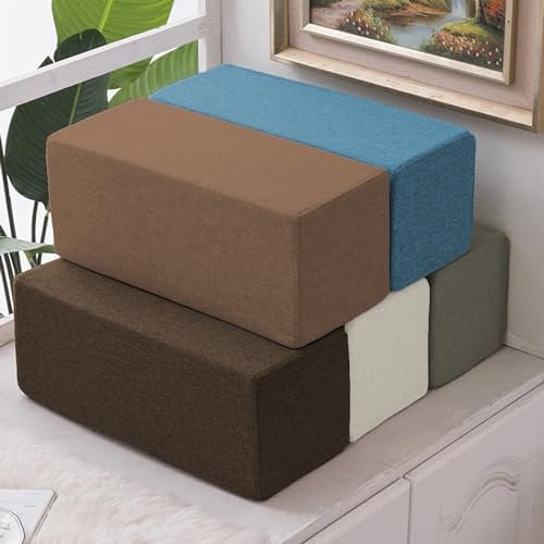 Hruile Sofa-Armstützkissen, individuelle Größe, Bettlückenfüller, dickes Sofa-Armlehnenkissen, Armlehnenkissen, Matratze, Lückenpolster mit abnehmbarem Bezug zum Lesen und Entspannen (50 x 20 x 20 cm,