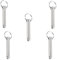 5Pcs Quick Release Pins,Carbon Steel Pull Pins,Safety Pin,Locking Pins,Marine Hardware for Boat 8*60mm