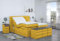 Boxspringbett Pino 240x220, WT-Yellow, 7-Zohnen Taschenfederkernmatratze, Ergoflex - Inklusive Aufbau - Deutscher Hersteller