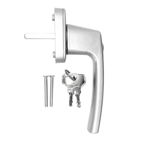 Home Security Aluminum Window Handles Lockable Levers with Key for Home