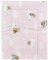 Baby Delux Wickelauflage Wickelunterlage 60x75 cm weiche Wickeltischauflage Baumwolle wasserdicht waschbar (Teddy Wolke rosa)