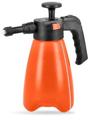 STOCKER Professionelle Druckpumpe mit Schaumdüse 2L FPM Robuster Drucksprüher zur Reinigung von Autos und Oberflächen FPM Dichtungen für Aggressive Produkte