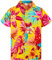 King Kameha Funky-Hawaii-Hemd, Herren, Kurzarm, Pineapple, Gelb, 8XL