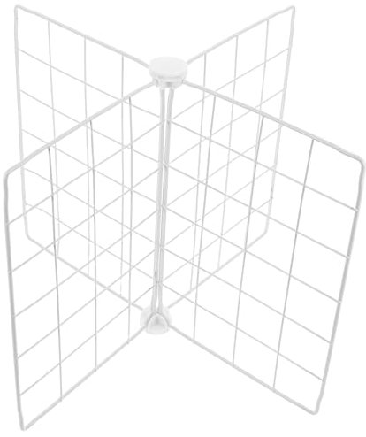 HOLIDYOYO Divisore per Congelatore Multifunzionale Rete di Ferro con Design Creativo Organizer per Frigorifero Separatori per Cibo E Bevande Struttura Ventilata per Ottimizzare Lo Spazio