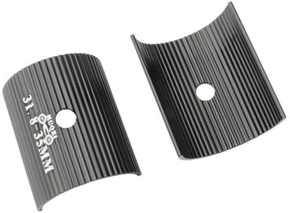WeddHuis Fahrradlenker Shim Spacer, Bike Vorbau Shims, Universal Fahrrad Lenker Adapter Unterlegscheiben Aluminiumlegierung, Lenkerhülse, Lenkerschaft-Reduzierstück (31,8 auf 35 mm)