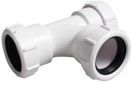 Raccord de tuyau 40 mm - Adaptateur de tuyau PVC - Joint de tuyau d’évacuation de baignoire - Raccords de compression pour tuyau d’évacuation de baignoire, évier de cuisine, bac à douche et ainsi de