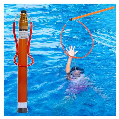 Fiberglas-Pool-Rettungsstange, hochfestes lebensrettendes Werkzeug für Notfälle in Pools, Meer und Seen