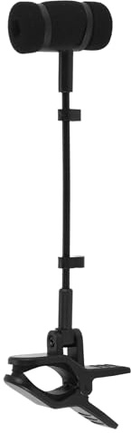 Koolenry Instrument Condenser Microphone Clip for Flute Clarinet Piccolo Oboe Universal Stand Brackets Mic Rack Mount
