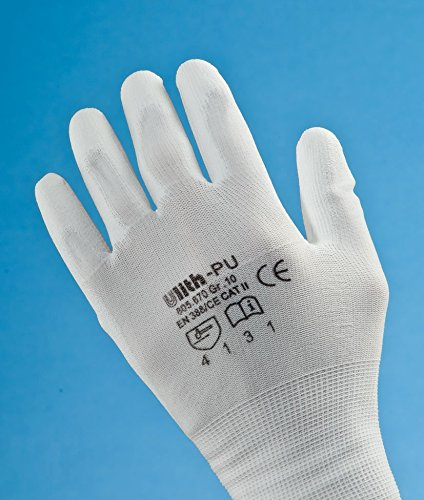 PU-Arbeitshandschuhe Gr. 8 weiß