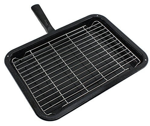 Spares2go Grill Pan & Mesh for Smeg Bosch Neff & Beko Cookers