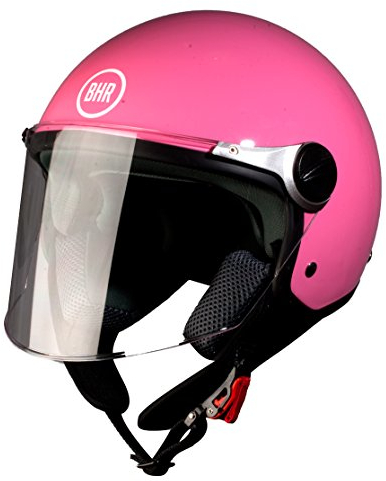 BHR Modèle 710 Casque Demi Jet, Rose Métallique, 55/56