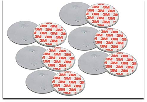 6x Magnethalterung 3M Klebepads für Rauchmelder, Brandmelder, Feuermelder, LED Spots uvm.
