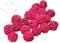 Wicker Rattan Balls Wedding Party Decorazioni natalizie appeso wobble palla di Natale (Rosa Rosso, 3cm, 20pcs)