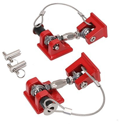 Bosmutus [2 Stück] Replacement for Jeep Wrangler Hood Lock Kit, Haubenschloss,Hood Catch Latch Lock, für Wrangler JK 2007-2017 [2 Tür / 4 Tür], Wrangler JKU/Sahara/Rubicon/Unlimited.