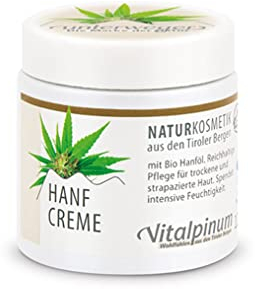 Unterweger HANF CREME für anspruchsvolle und empfindliche Haut 100 ml – NATURKOSMETIK mit reinem Hanföl aus biologischem Anbau