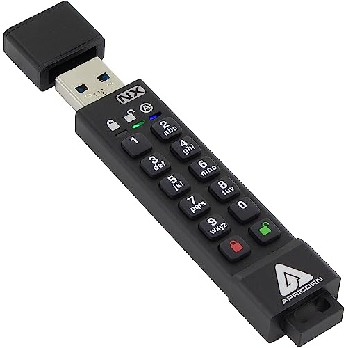 Apricorn Aegis Secure Key 3NX USB-Flash-Laufwerk verschlüsselt 4 GB USB 3.1 Gen 1 FIPS 140-2 Level 3